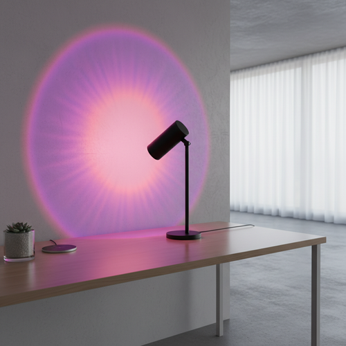 Effet violet rose