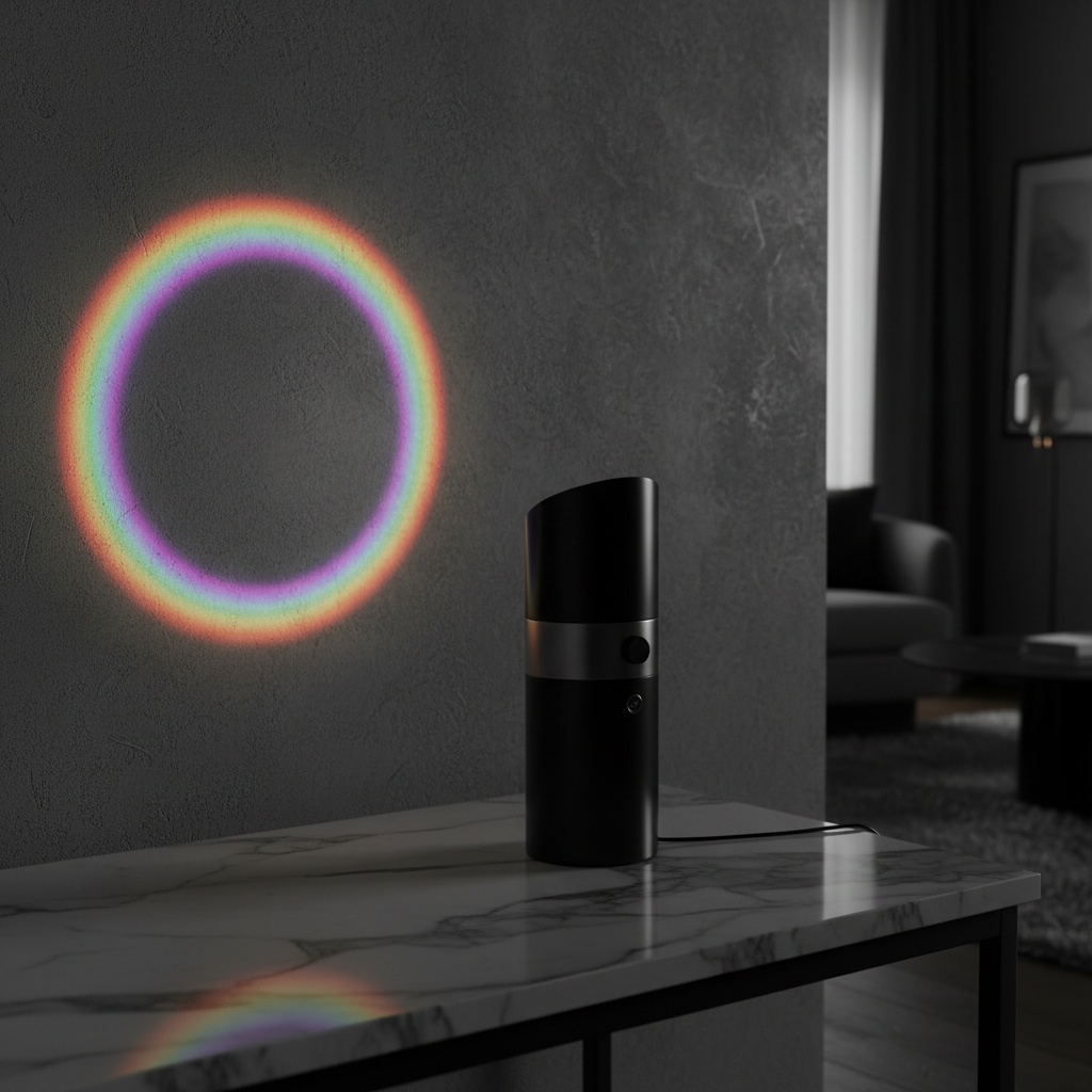 Lampe Projecteur LED marbre halo premium